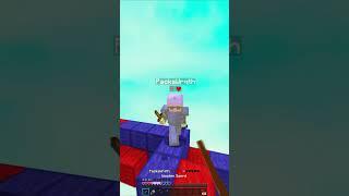 BEDFIGHT CLUTCH #minecraft #minemen #pvp #combo #hacker #bedwars #gaming #hit #cheat #blockclutch