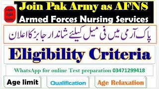 AFNS new jobs 2024 Armed forces nursing services new jobs 2024