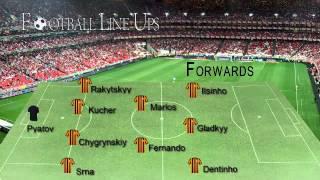 Shakhtar Donetsk 6-2 Volyn Lutsk (Shakhtar Lineup) Ukrainian Premier League  2014/2015