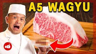 The BEST Japanese A5 WAGYU Beef at home | Gyukatsu Recipe