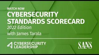 Cybersecurity Standards Scorecard: 2022 Edition