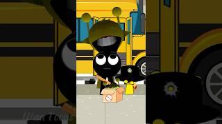 POV: Black won’t let students bring dangerous items on the school bus – Part 3 || Incredibox Sprunki