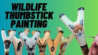 Painting a Wildlife Thumbstick (Step-by-Step Guide)