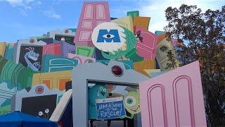 2017 Monsters Inc. DARK RIDE in 4K ULTRA HD, Disney California Adventure, Disneyland