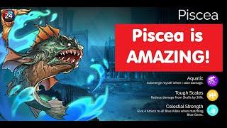 Gems of War Piscea is AMAZING! Best Mythic teams guide and strategy!