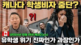 [밴탐생 #5] 캐나다 유학생 비상? “팩트”를 말씀드립니다