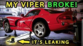 Broken Dodge Viper GTS! - Clutch Slave Cylinder Replacement