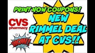 NEW CVS RIMMEL DEAL & PRINTABLE COUPONS | PRINT NOW!!!