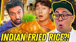 PRO CHEF REACTS | Uncle Roger ROASTS Ranveer Brar's FRIED RICE?!