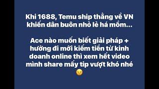 Bán gì để có lãi lâu dài, giàu bền vững? Chiến lược để chiến thắng nhà bán hàng Trung Quốc 1688 Temu