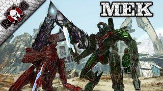 ARK | MEK CRAFTING & REVIEW! ROCKETS, CANNON, AND A SHIELD!?