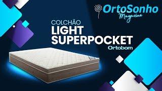 Colchão Casal Molas Ensacadas Light Superpocket Ortobom