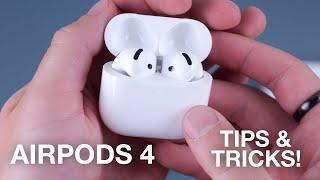 How to use AirPods 4 + Tips/Tricks!