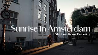 A Sunrise in Amsterdam | Osmo Pocket 3 Cinematic