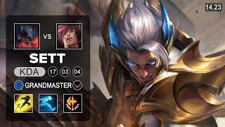 Sett vs Aatrox Top - EUW Grandmaster - Patch 14.23 Season 14