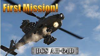 DCS: AH-64D | First Mission! | REAL Apache pilots fly night attack | DCS World