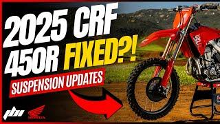 Did Honda Fix the 2025 CRF450R with UPDATED Suspension?