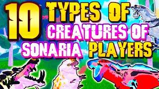 10 Types Of Roblox Creatures Of Sonaria  Players