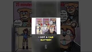 Freddy's Low Battery (FNAF Security Breach Comic Dub) #shorts