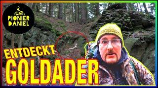 Goldader entdeckt - Goldwäscher auf den Spuren alter Goldsucher #Goldwaschen #outdoor #goldsuche