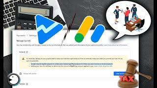 how to add a tax info on your google Adsense or google play console account.