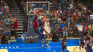 NBA2K24 Mi carrera AP 1ª Temporada - Regular game versus LA Clippers at OKC