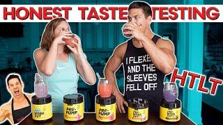 HTLT PreWorkout ALL Flavors TASTE Test w/ WIFE – Which @gregdoucette PRE-WORKOUT is BEST for YOU?