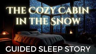 The Cozy Cabin in the Snow: Guided Sleep Story with Ambient Fireplace