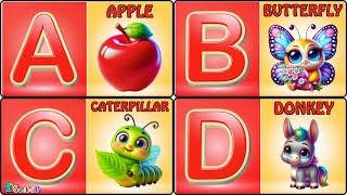 ABC Phonics Song  A For Apple  Toddlers Learning Videos  ABC Songs | Nursery Rhymes & Kids Songs