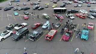 2022 Edina Car Show: Live Drone Footage #1