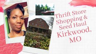 My Thrift Store Finds/Garden Flower Seed Haul (shopping) ‍