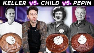 Chocolate Mousse CAGE MATCH: Julia Child vs. Jacques Pepin vs. Thomas Keller