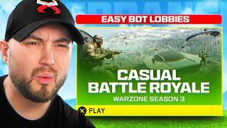 Call of Duty's NEW CASUAL MODE is Actually Fun.. (Warzone Season 3)