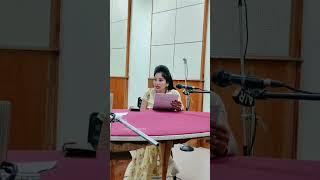 sreeja sadineni in radio recording studio #performingarts #sreejadramas #sreeja #sree #telugudramas