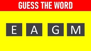 Guess The Word | Scramble Game | Quizzy World