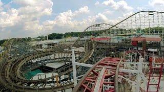 Tig'rr Coaster front seat on-ride HD POV @60fps Indiana Beach