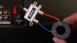 Discover Secret TV Hack: Watch All Channels with a Magnet || Antenna Booster