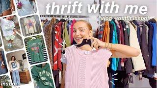 come thrifting with me *vlog + outfit inspo*