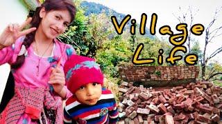 पहाड़ो के कामकाजvillage Life || pahadi lifestyle vlog || @knchuu.bhatt.uttrakhandi