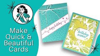  Amazing Background Stamps Make Quick & Beautiful Cards