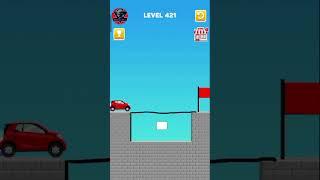 Draw Bridge level 421 || Draw Bridge Car || #drawbridge #viral #mobilegames #shorts #cargames