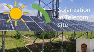 Solar Solution at Telecom Tower site