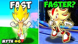 Busting 18 Super Shadow Myths! (Sonic Speed Simulator)