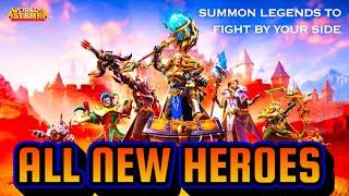 World of Asterra All new Heroes