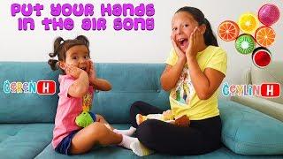 Ceylin-H & Ceren-H | Put your hands in the air song LONG -  Nursery Rhymes & Kids Songs for Babies