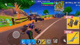 Samsung S23 Ultra 60 FPS Fortnite Mobile Gameplay *NEW UPDATE RIDE THE LIGHTENING TRAVERSAL IS FAST*