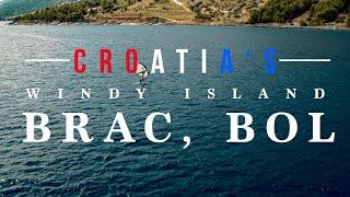 CROATIA'S WINDY ISLAND BOL I CINEMATIC WINGFOIL VLOG 08