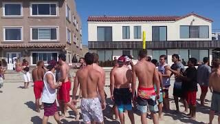 Frats scrap it out #SpringBreak #Pacificbeach