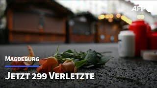 Magdeburg: Inzwischen fast 300 Verletzte nach Anschlag | AFP