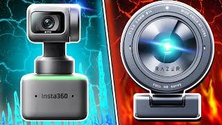 These webcams Are OUTRAGEOUS | Insta360 Link vs Razer Kiyo Pro